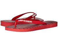 2016 Havaianas Flip Flops Sandals for Men - Top Americana Sandal - Red/Navy Sale Online